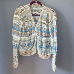 Vintage Coastal Cardigan size medium